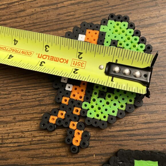 Teenage Mutant Ninja Turtles Pixel Art Perler Beads Retro Nostalgic All 4 4”x2.5 - Picture 5 of 11